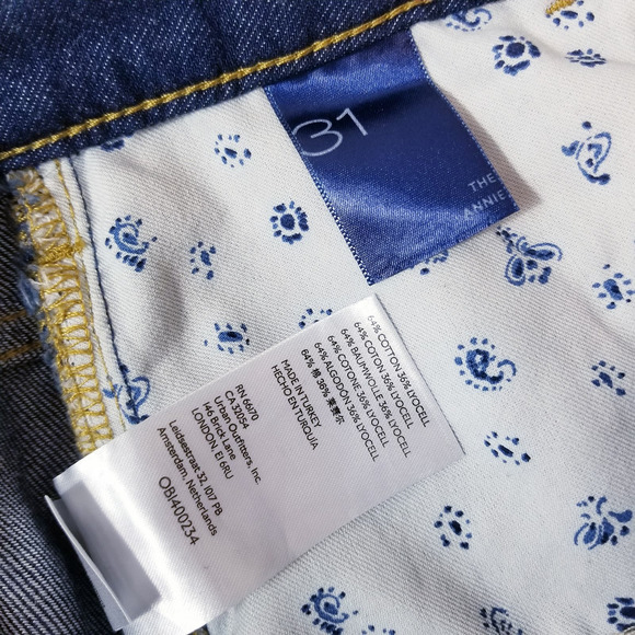 Anthropologie Pilcro Jeans The Annie High Rise Wide Leg Blue Denim - Picture 10 of 11